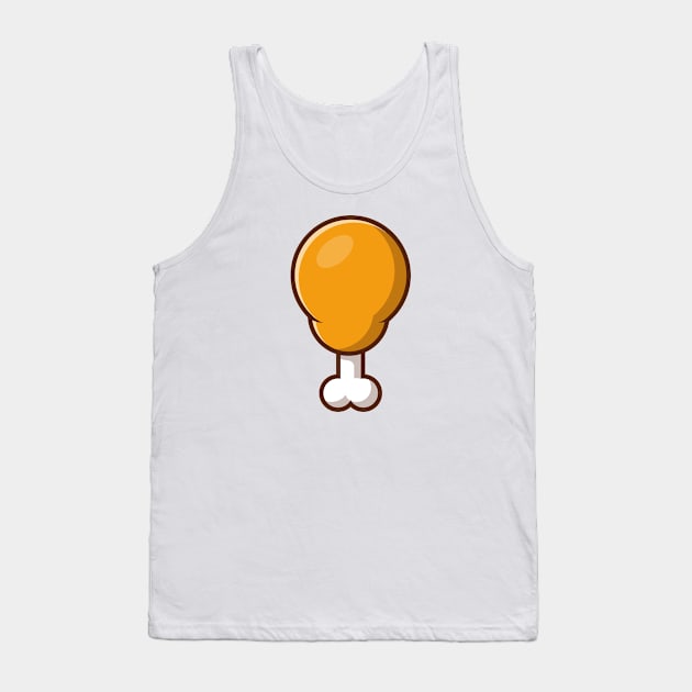 Chicken wing cartoon Tank Top by Catalyst Labs